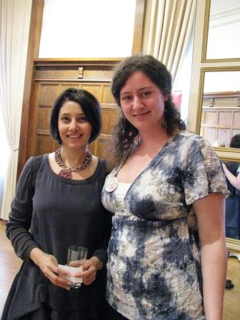 Kavita and Lavinia at the ICR